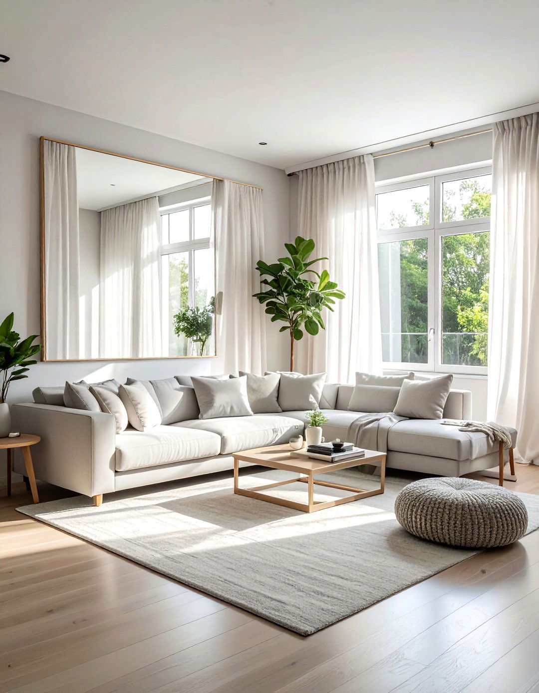 Natural Light Living Room - 30 mindful decor ideas
