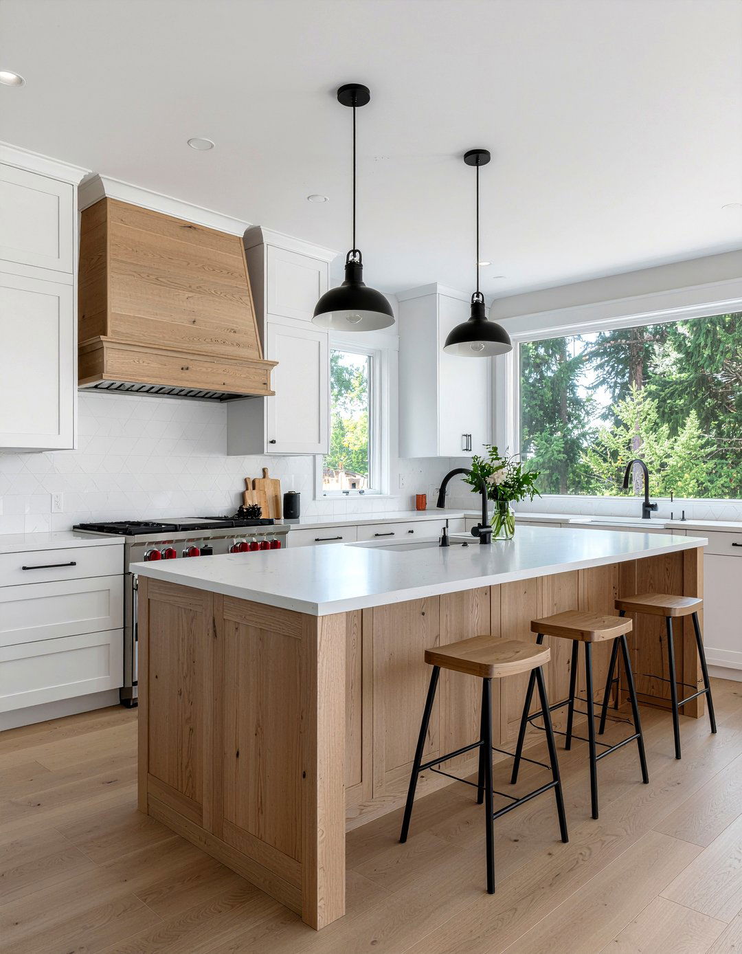 Natural Oak Kitchen Cabinetry - 30 kitchen trendy element ideas