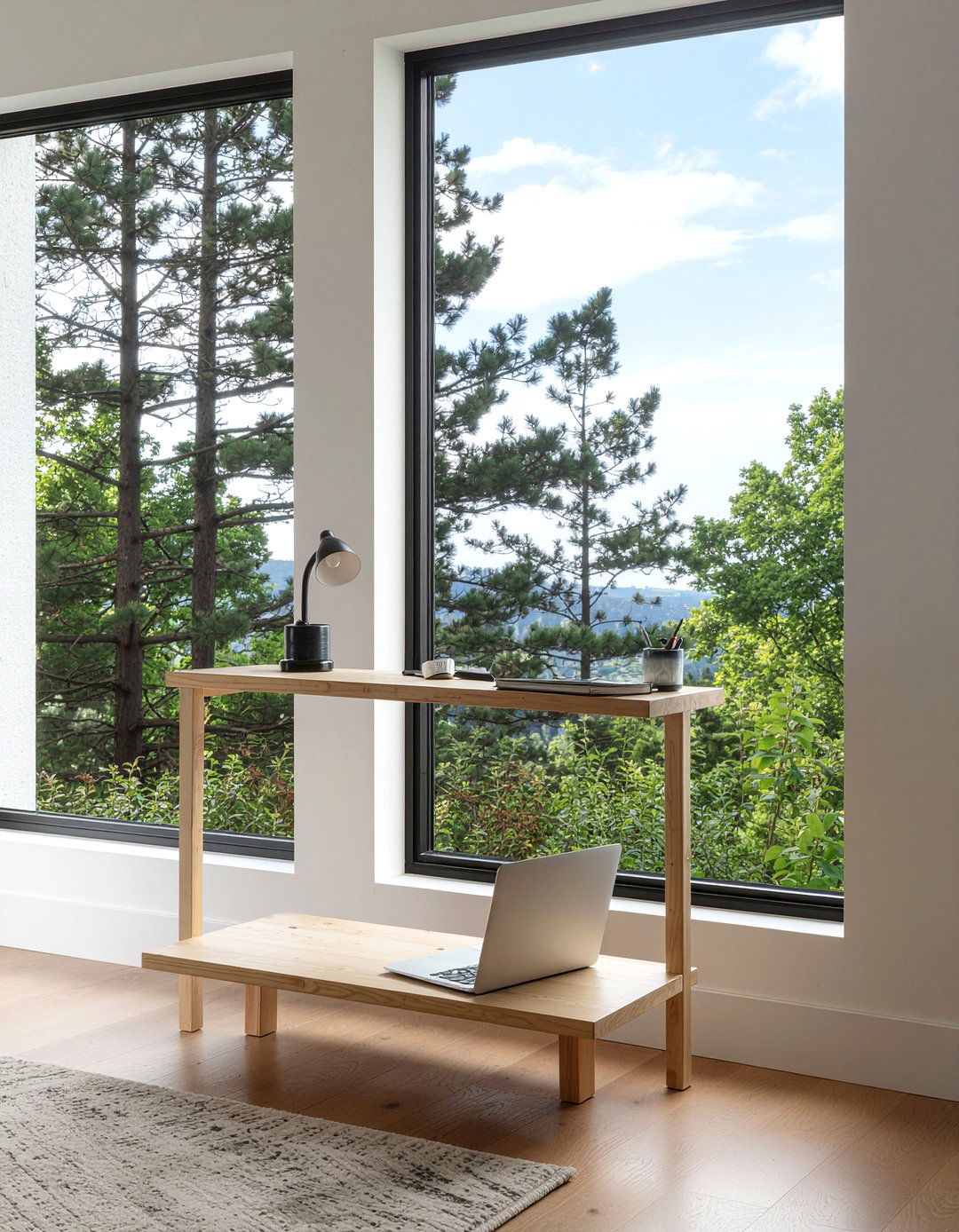 Natural Pine Console Table - 30 bedroom pine furniture ideas