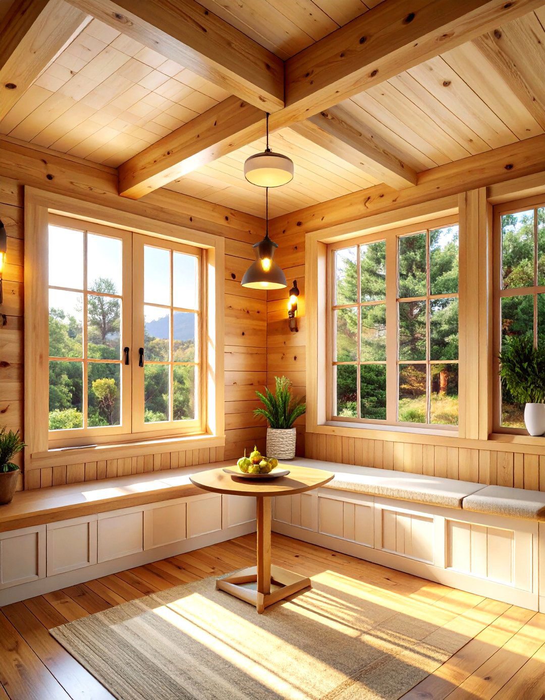 Natural Pine Paneling - 30 kitchen paneling ideas