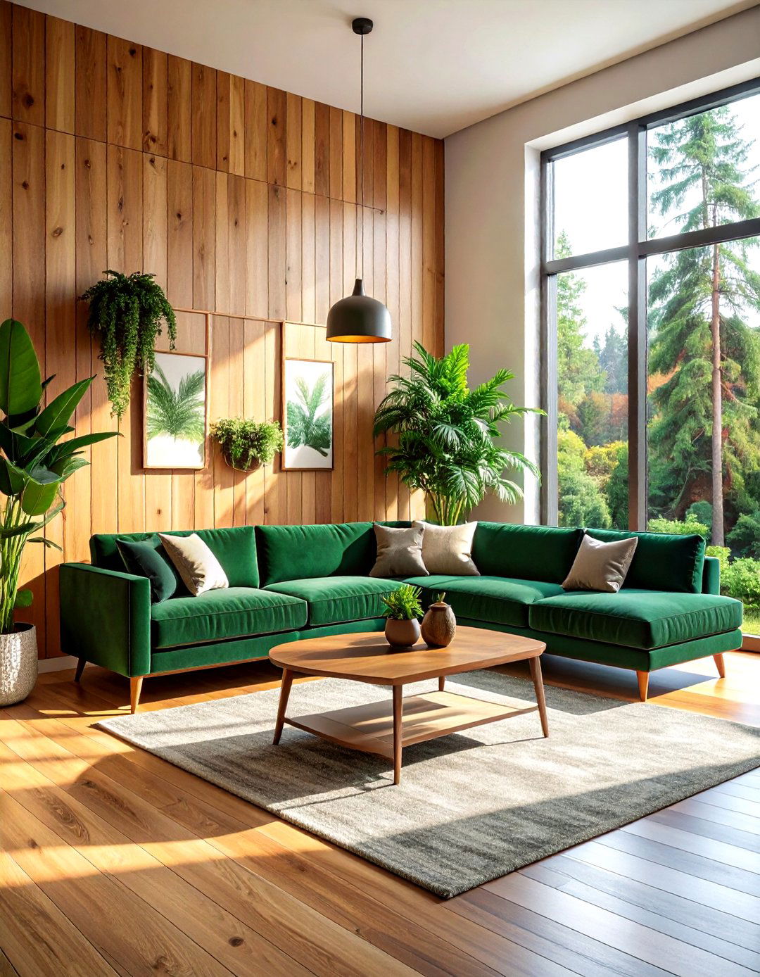 30 Creative Living Room Plank Wall Ideas for a Rustic Look