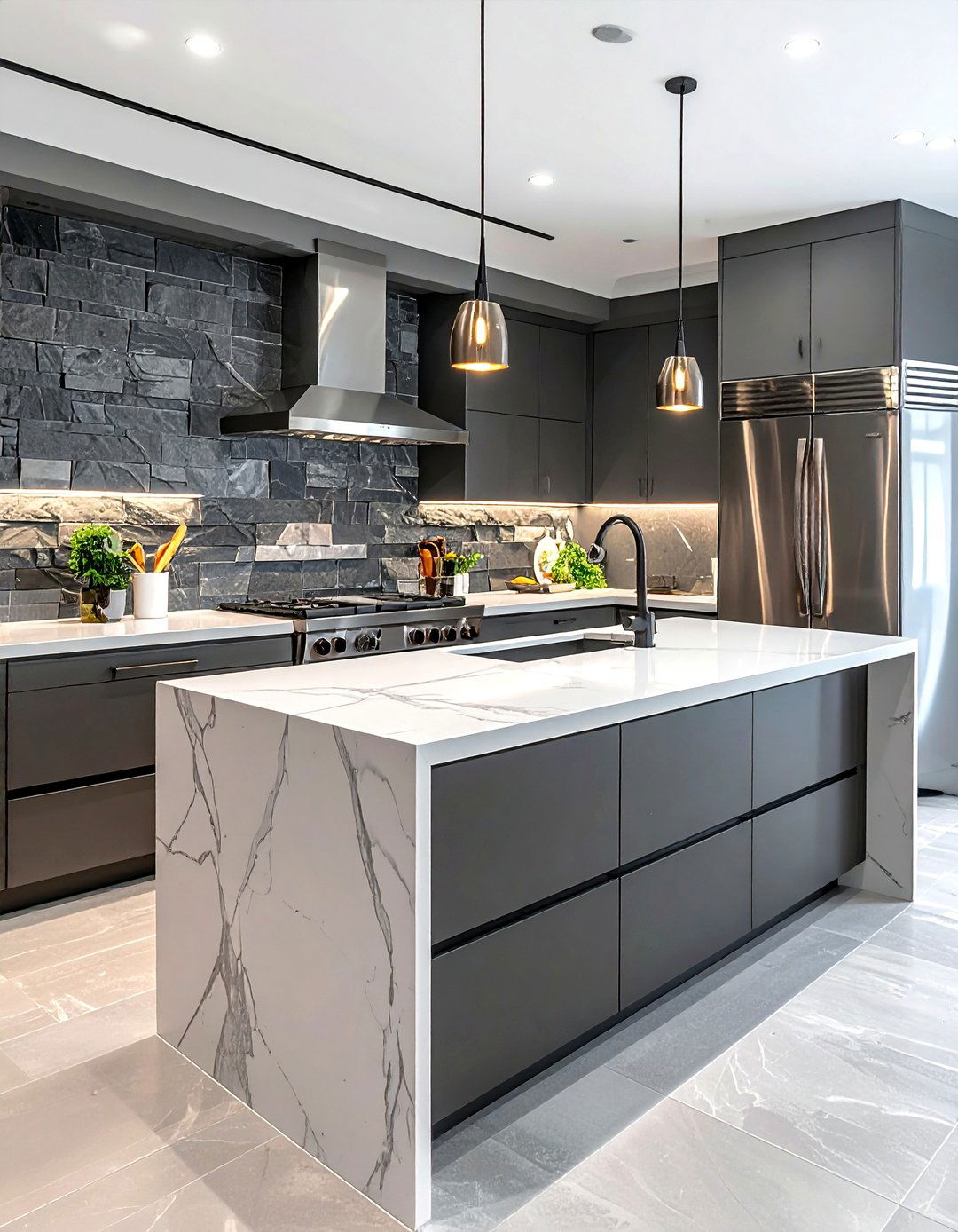 Natural Stone Backsplash - 30 durable decor ideas