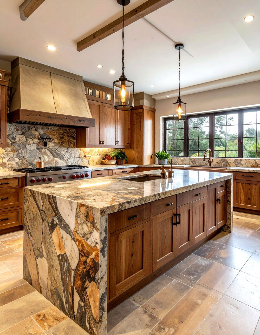 Natural Stone Countertops - 30 Southwestern kitchen ideas