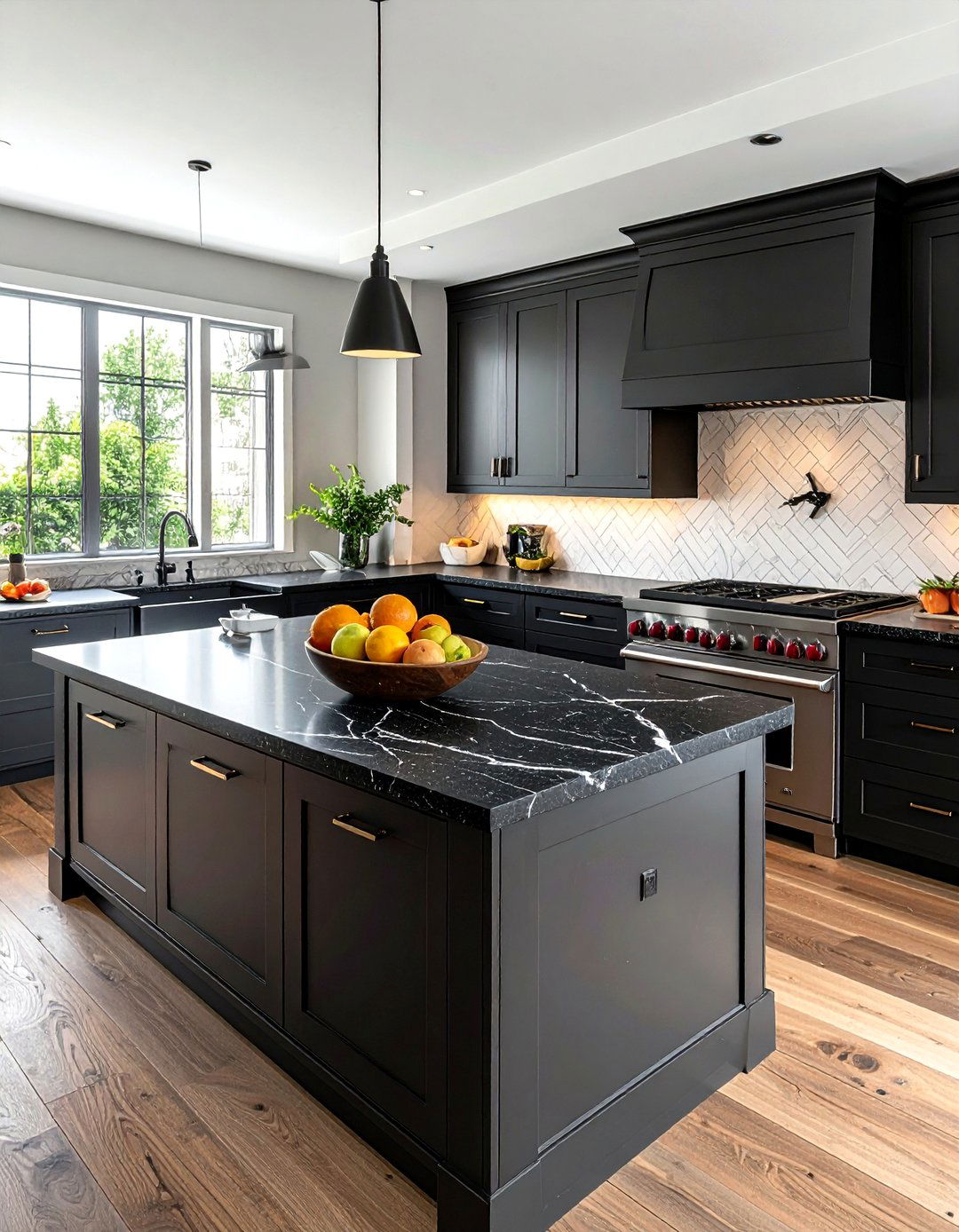 Natural Stone Countertops - 30 American country kitchen ideas