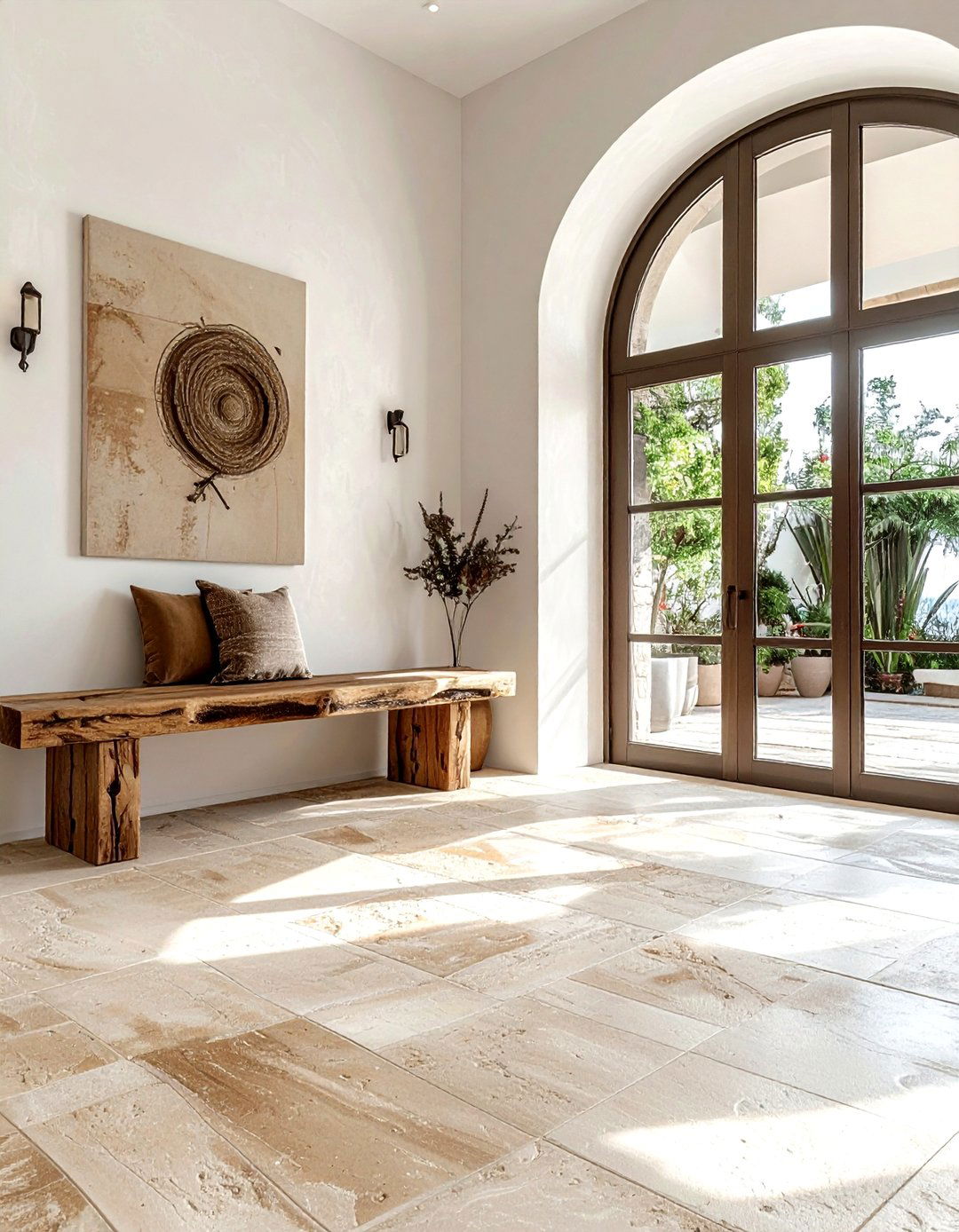 Natural Stone Flooring - 30 grand entryway ideas