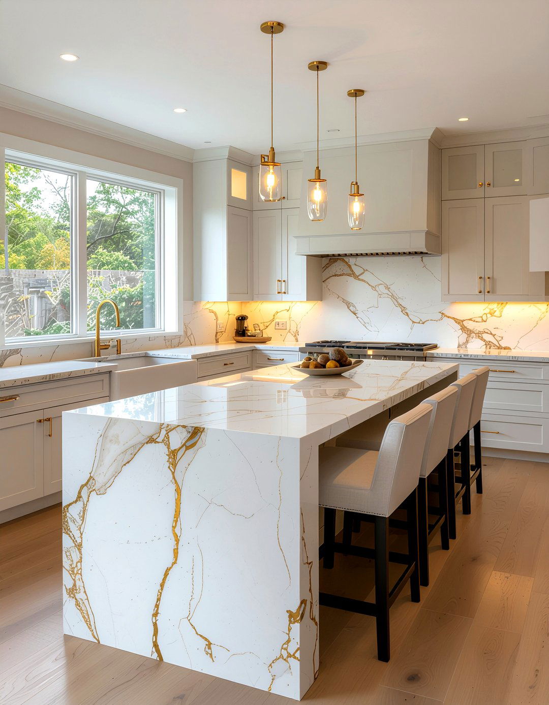 Natural Stone Surfaces - 30 kitchen warmth ideas