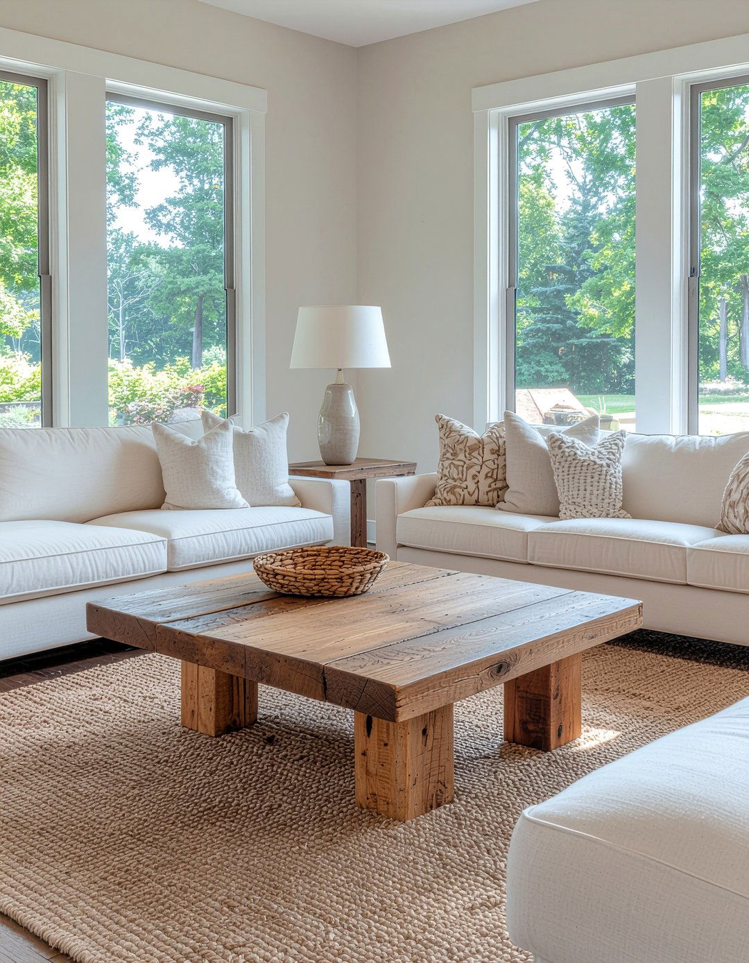 Natural Wood Accents - 30 living room improvement ideas