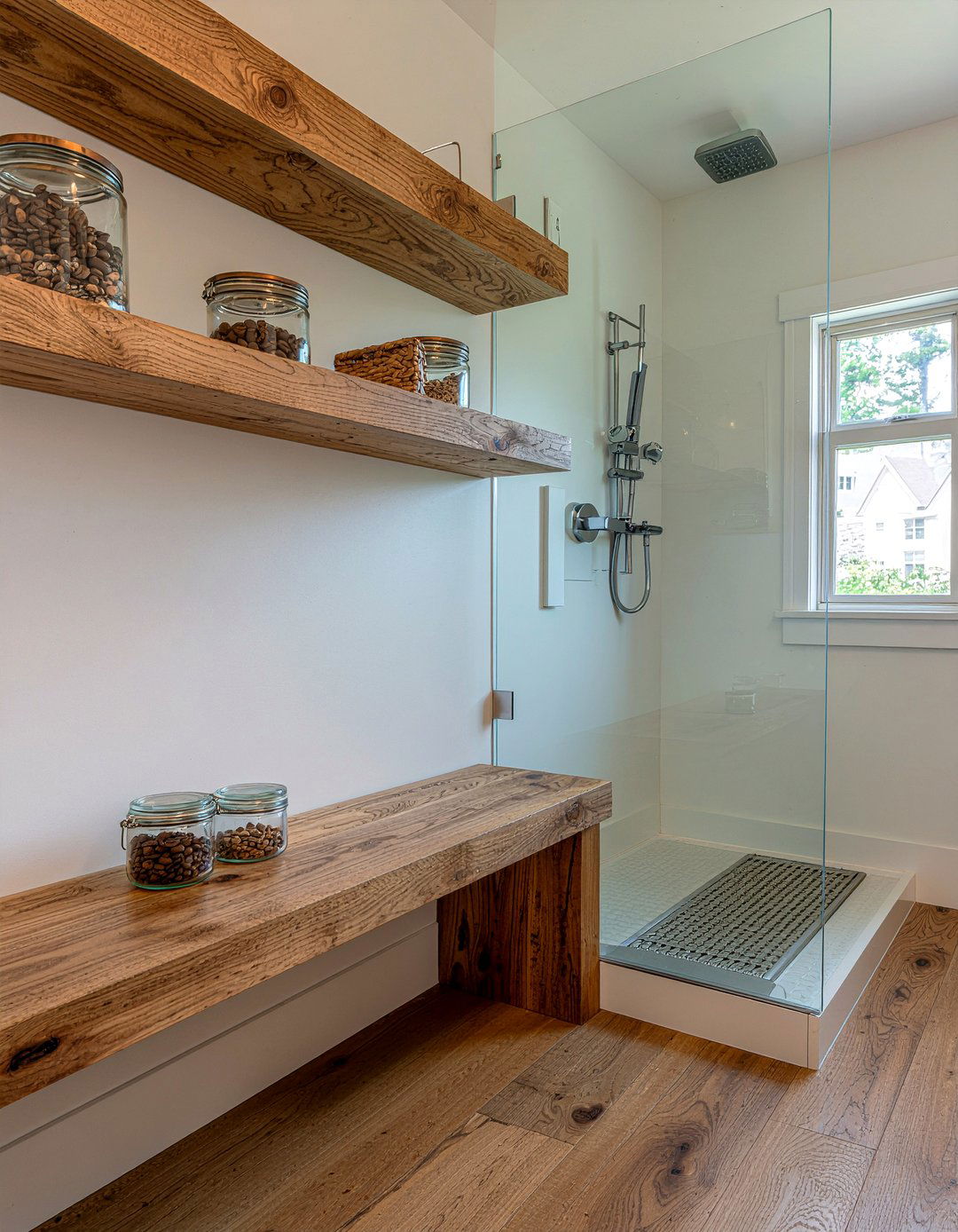 Natural Wood Accents - 30 New England bathroom ideas