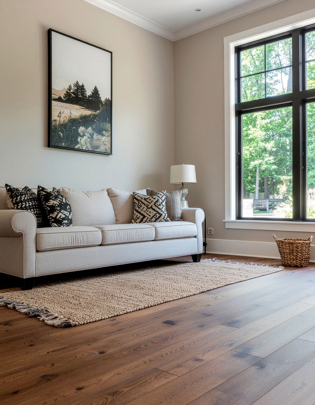 Natural Wood Baseboard - 30 living room baseboards ideas