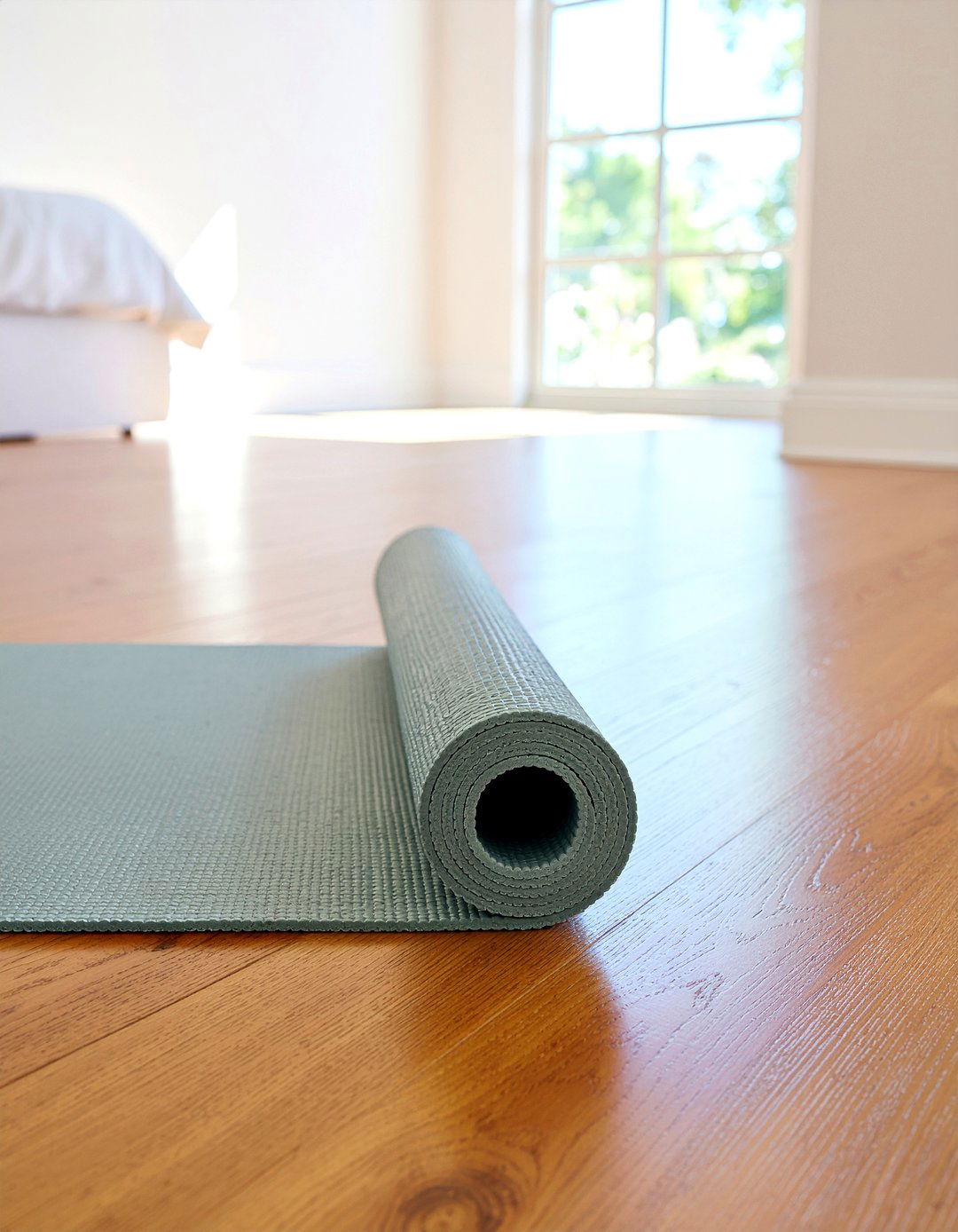Natural Wood Flooring - 30 yoga bedroom ideas