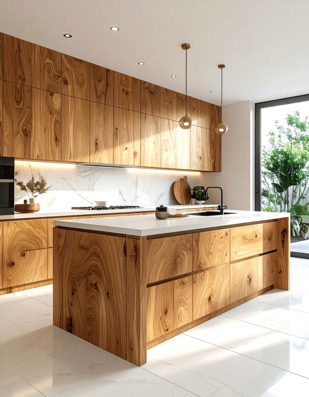 Natural Wood Grain - 30 kitchen texture ideas