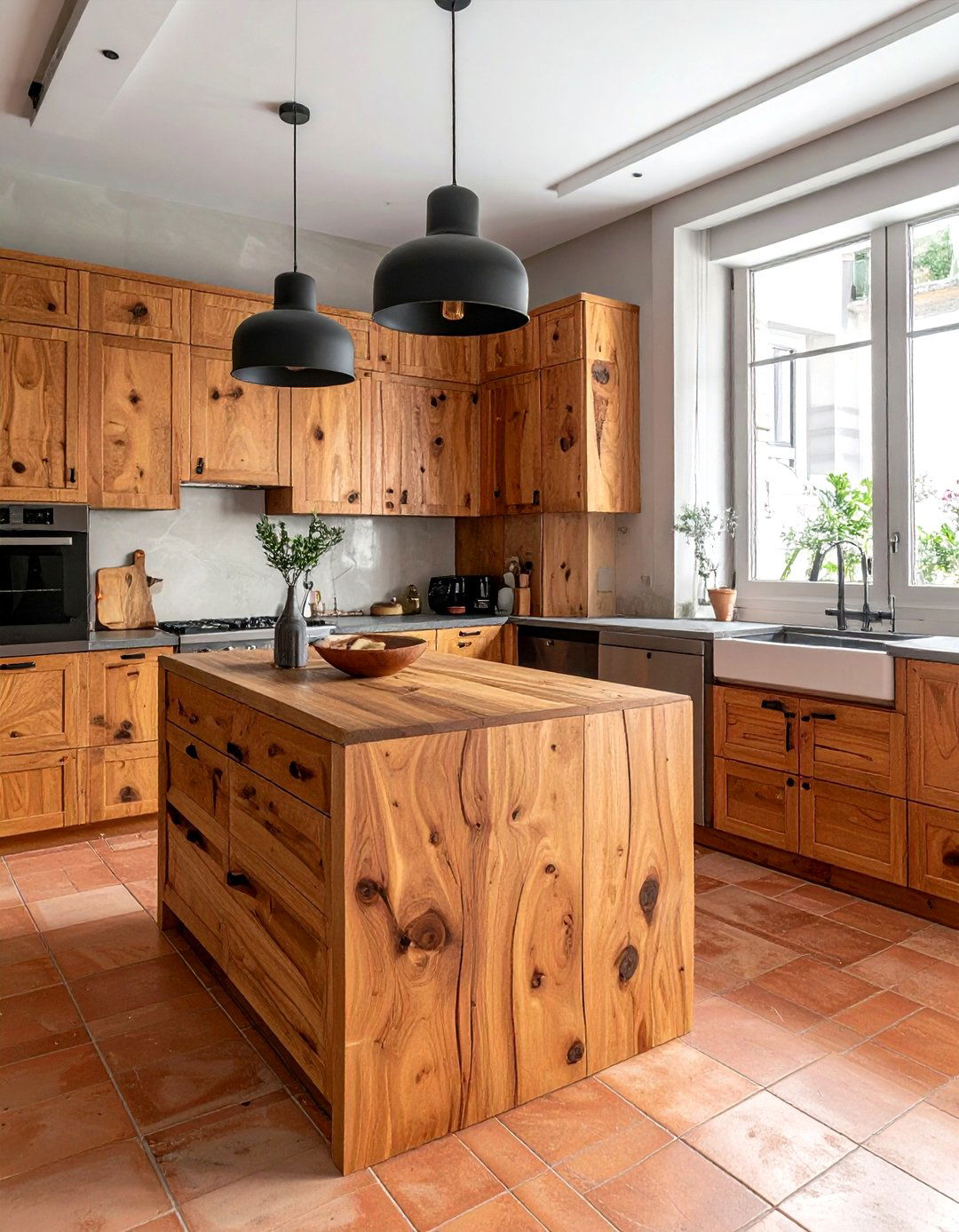 Natural Wood Kitchen Cabinets - 30 warm wood kitchen ideas
