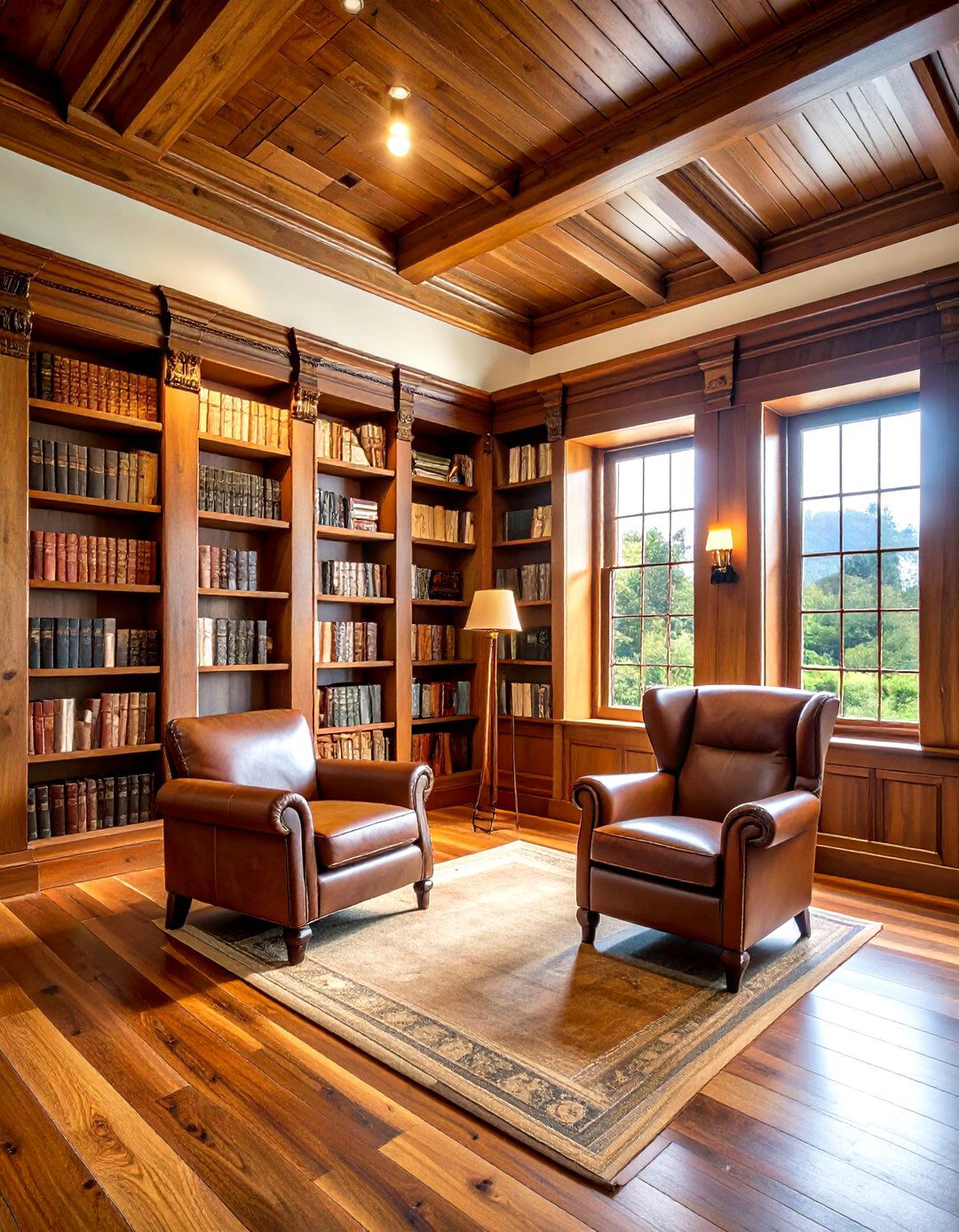 Natural Wood Molding - 30 crown molding ideas