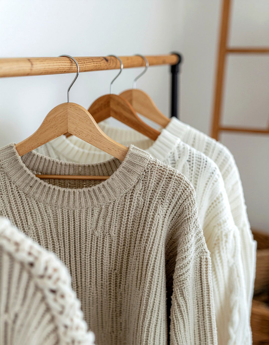 Natural cedar hangers - 30 bedroom clothes hangers