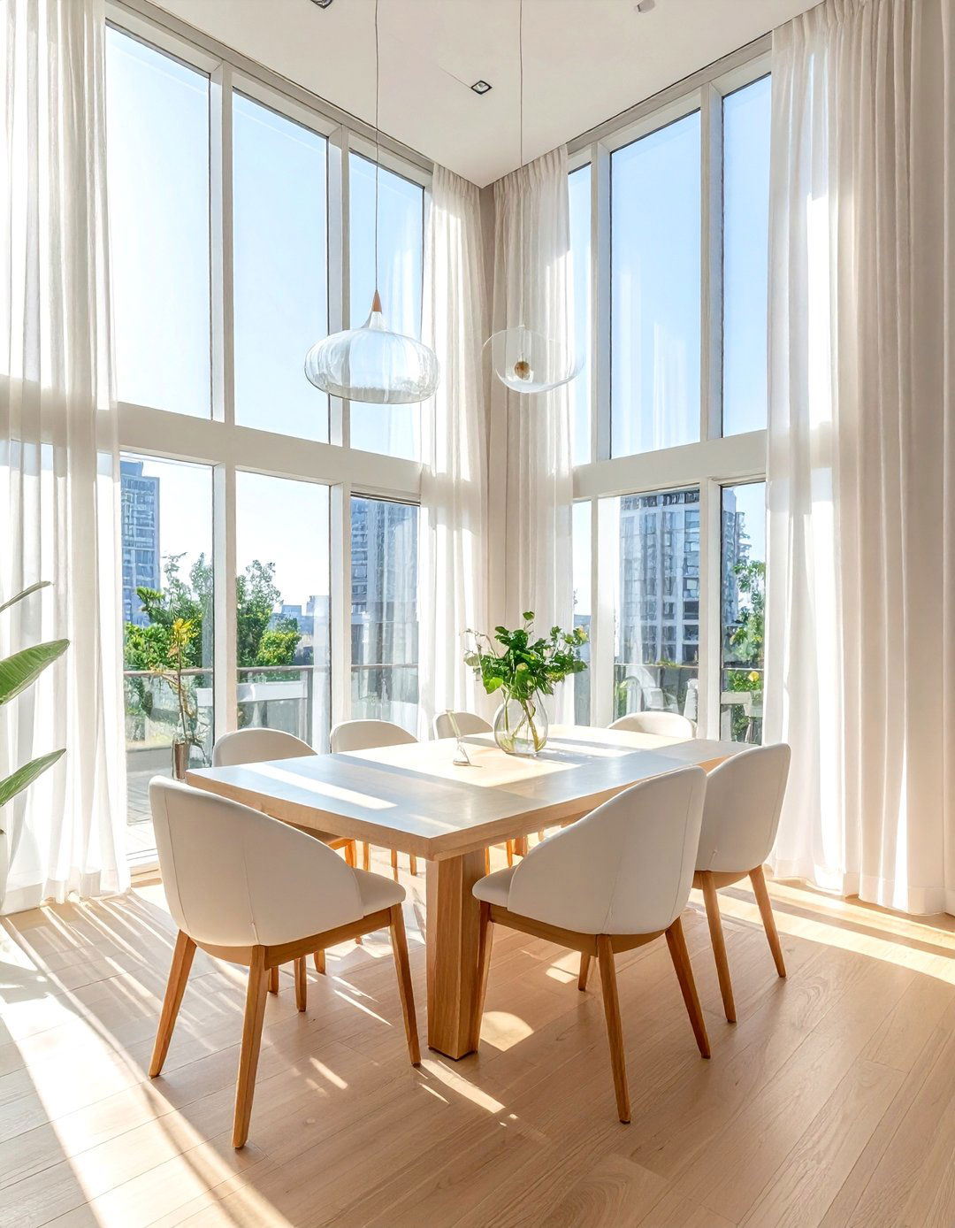 Natural light dining room - 30 Savannah dining room ideas