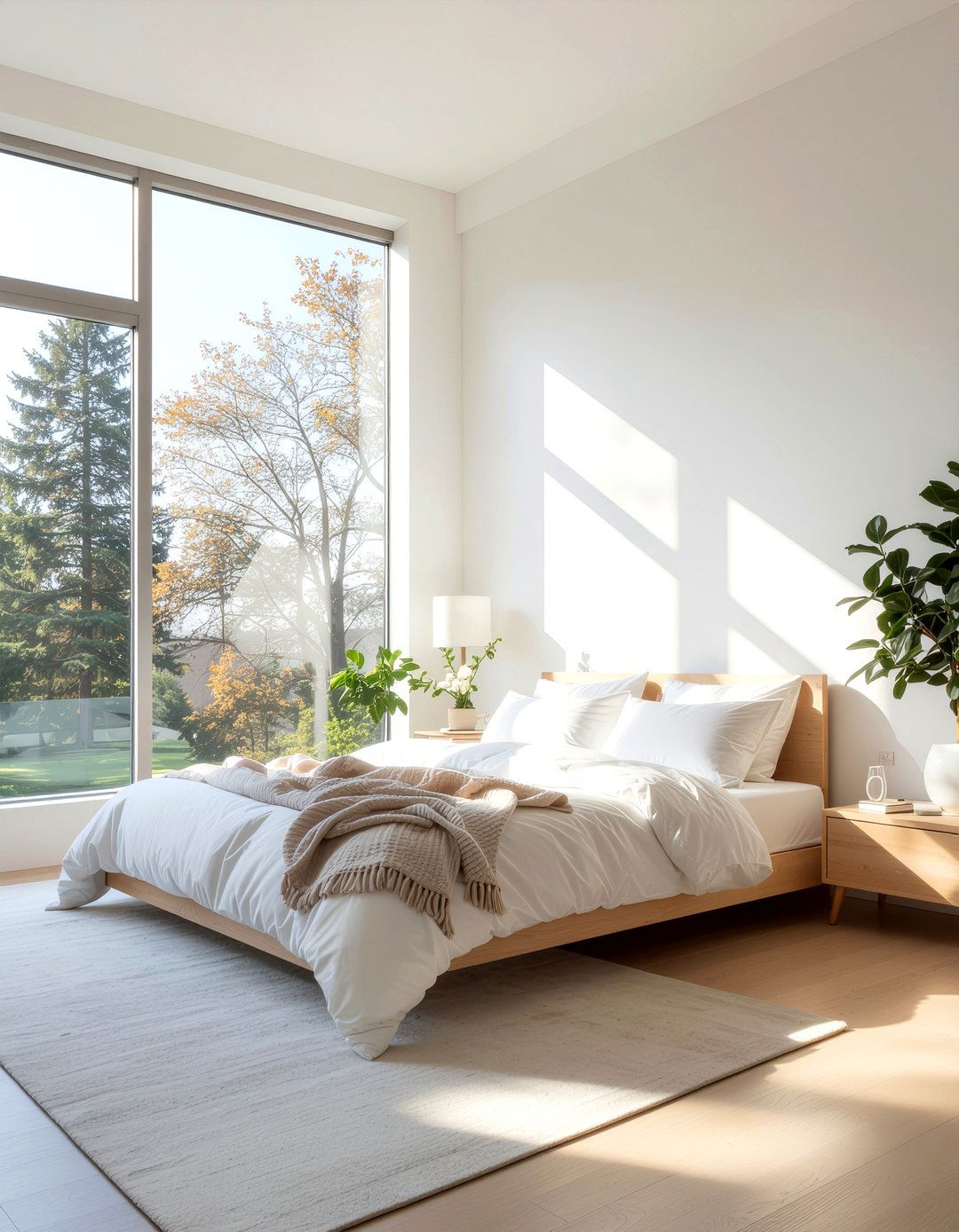 Natural light in bedroom - 30 calming bedroom ideas