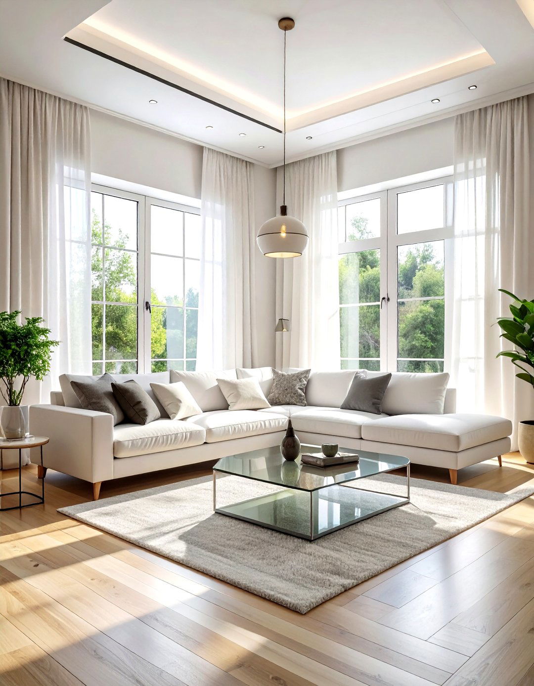 Natural light living room - 30 living room staging ideas