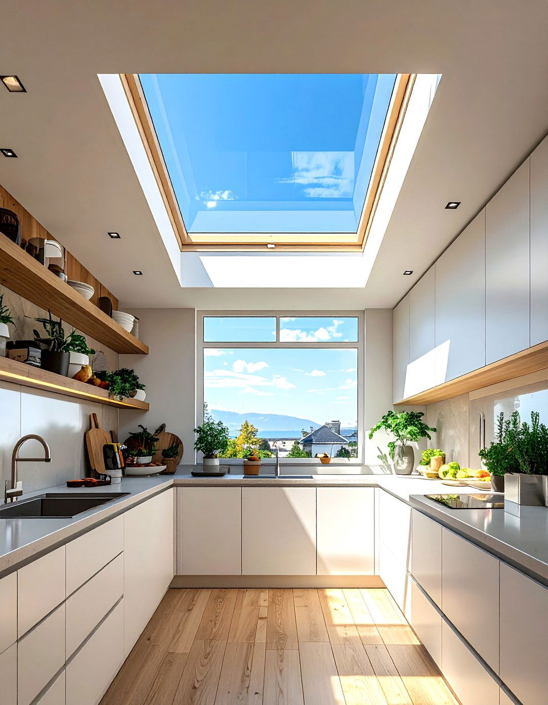 Natural light skylight - 30 nature-inspired decor ideas