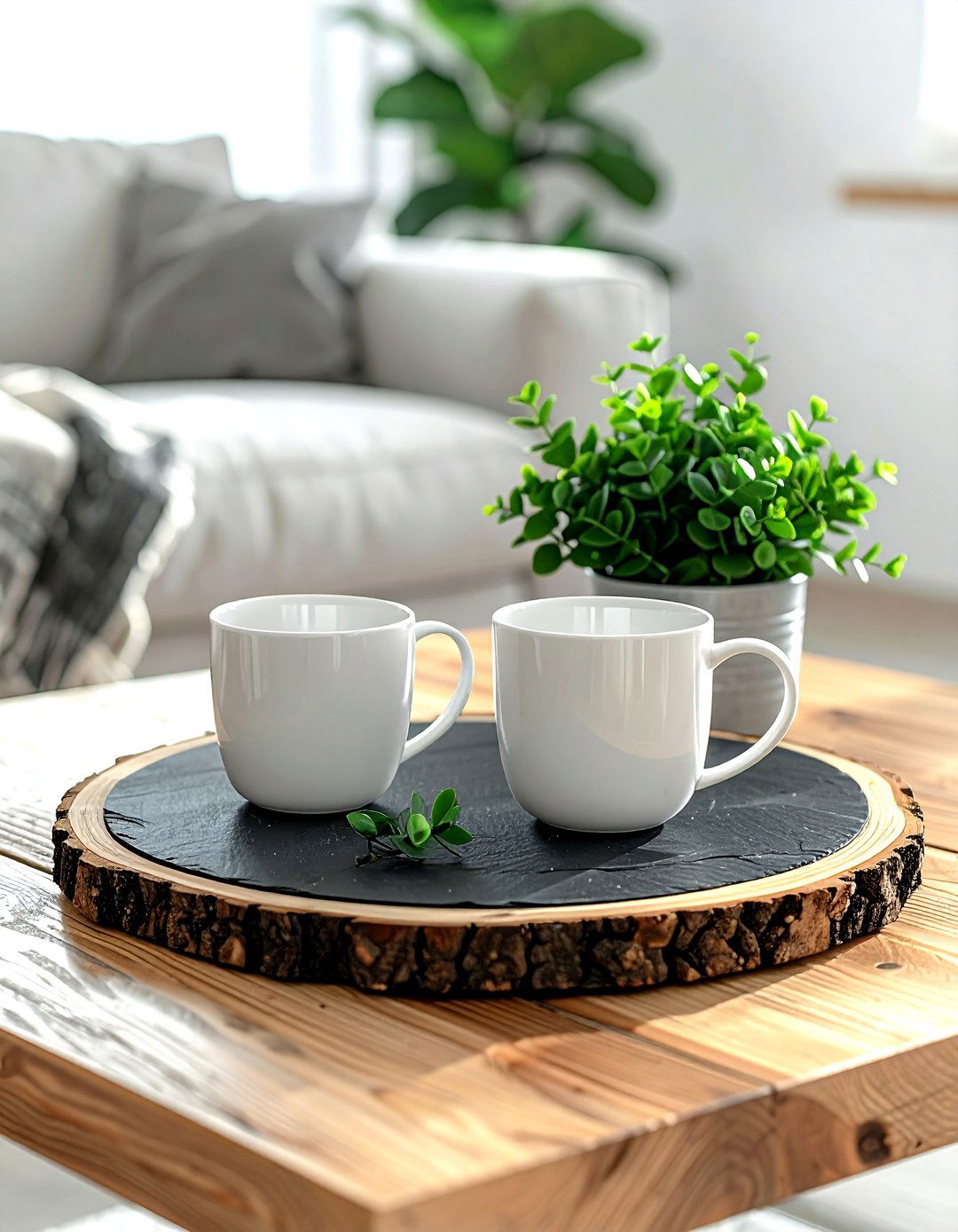 Natural slate tray - 30 living room catch all trays