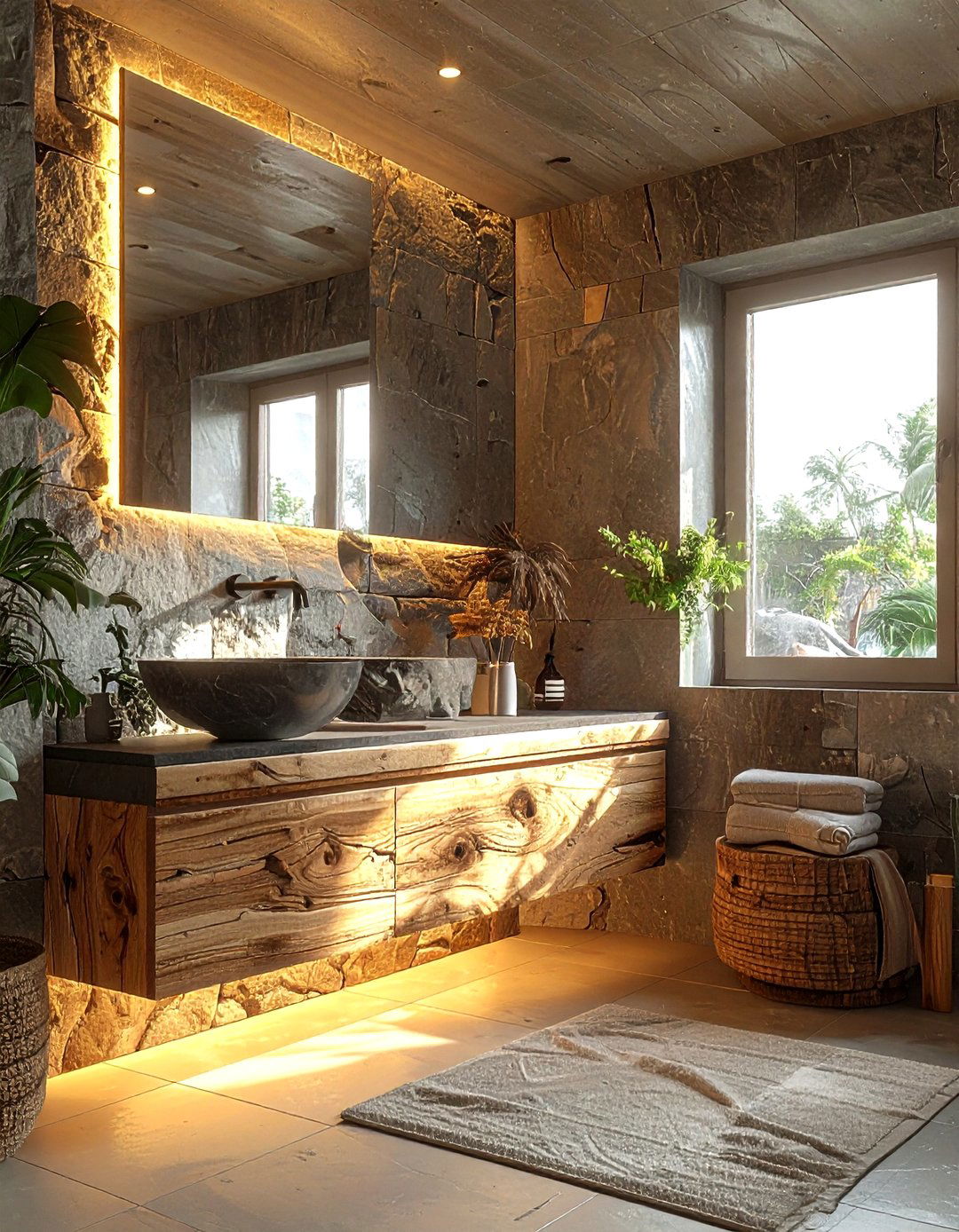 30 Tropical Bathroom Ideas for a Spa-Like Island Retreat