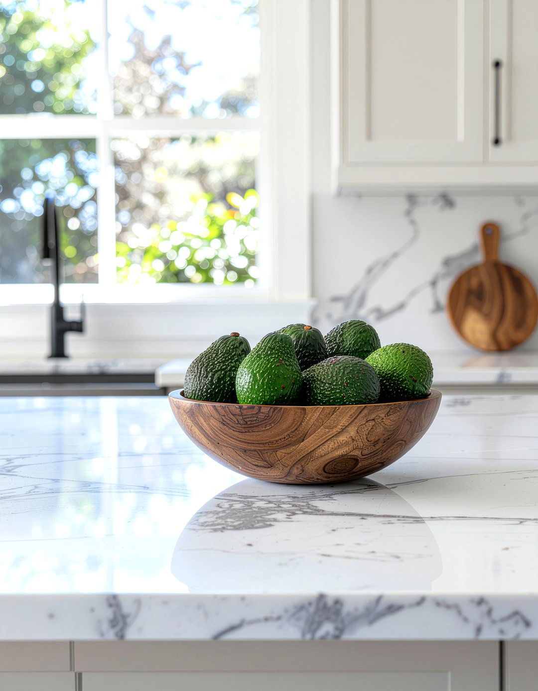 Natural stone countertop - 30 healthy kitchen ideas