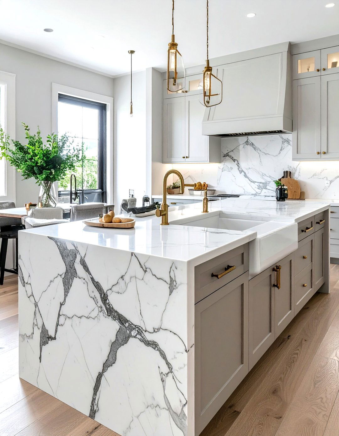 Natural stone countertop - 30 Mediterranean kitchen ideas