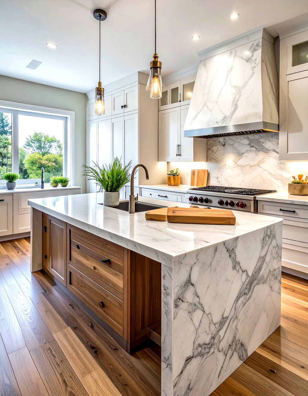 Natural stone countertop - 30 classic decor ideas