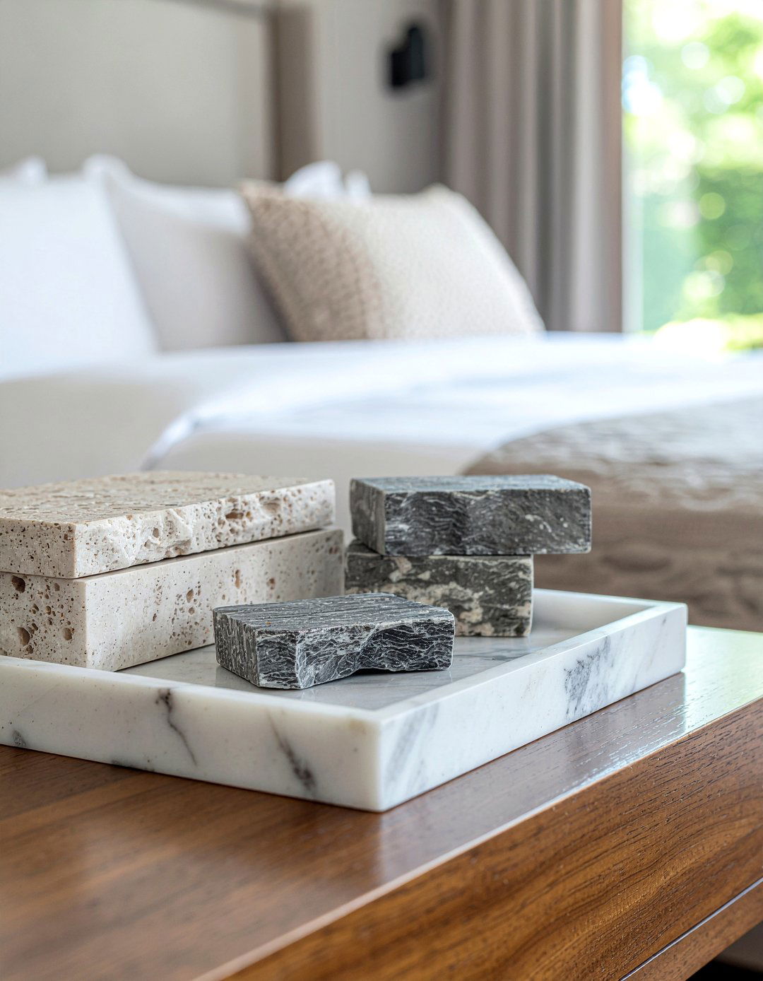 Natural stone decor - 30 serene bedroom ideas