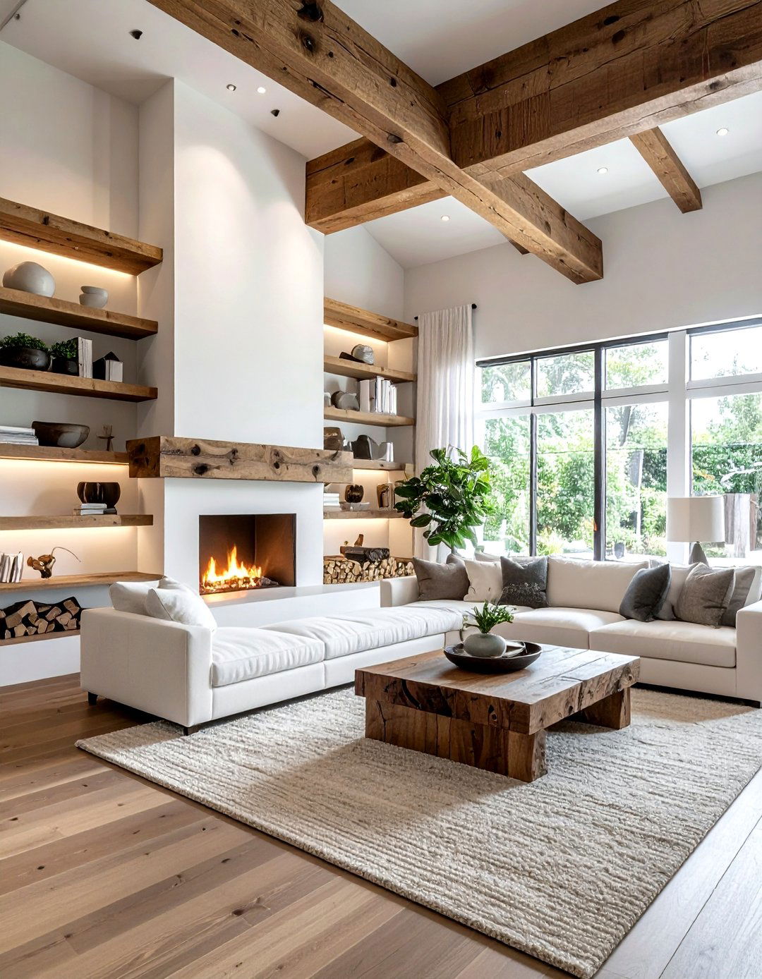 Natural wood accents - 30 room refresh ideas