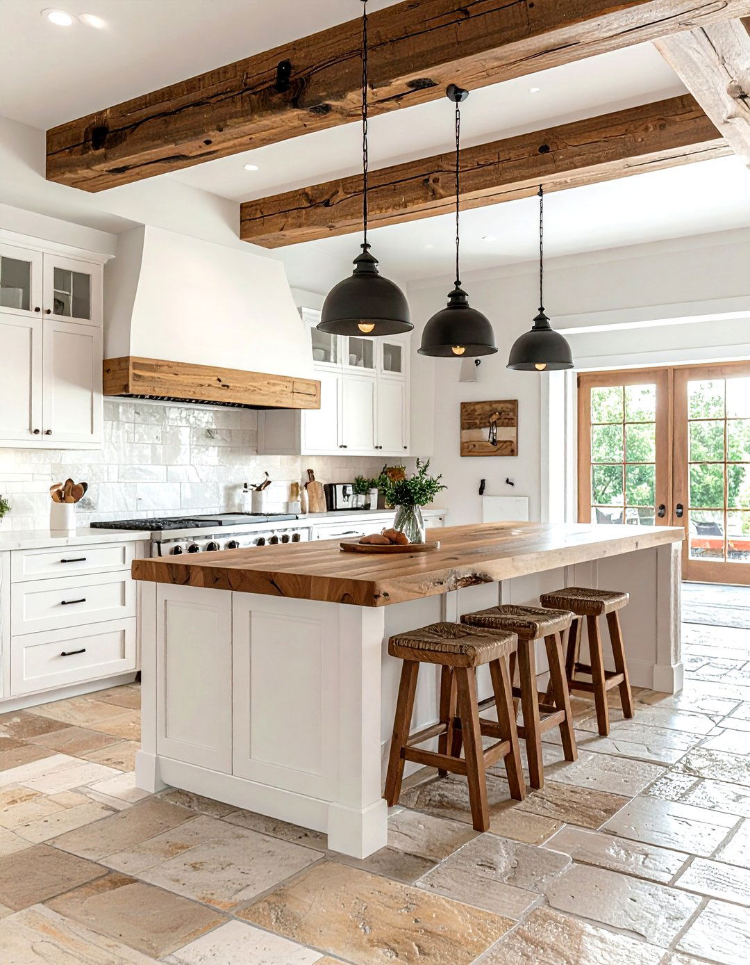 Natural wood accents - 30 forever kitchen ideas