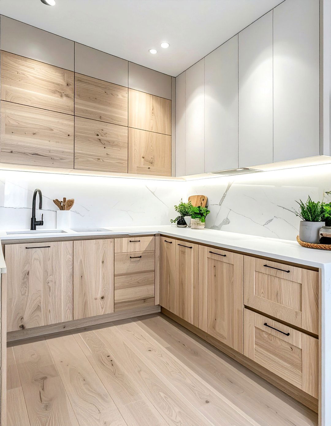 Natural wood cabinetry - 30 refined decor ideas