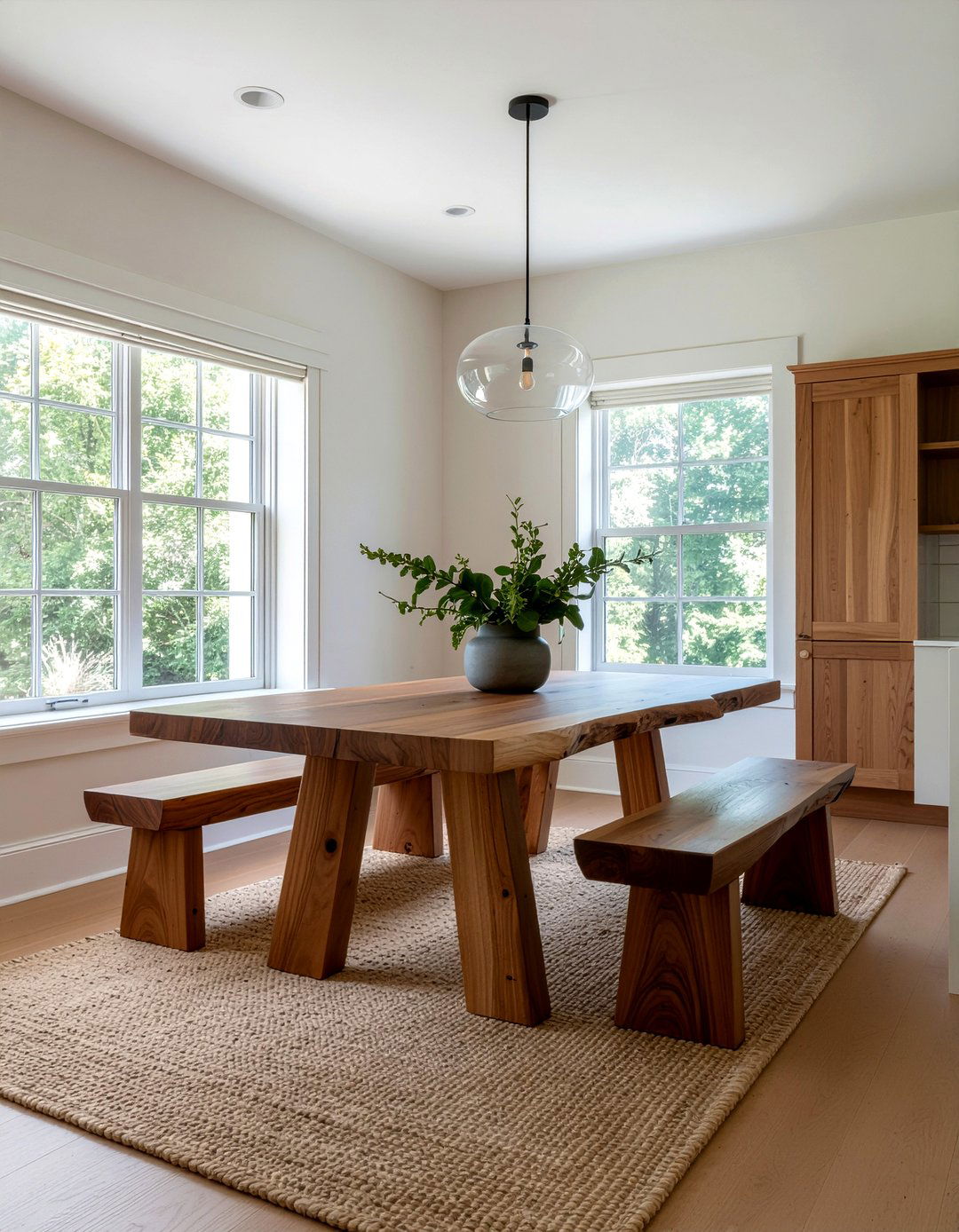 Natural wood dining nook - 30 dining nook ideas