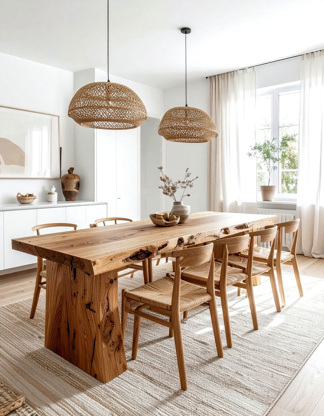 Natural wood furniture - 30 decorating tips