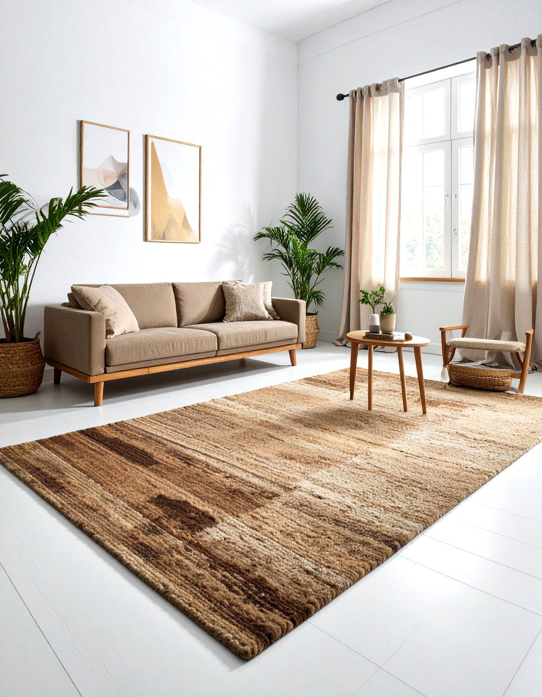 Natural wool rug - 30 living room wool rugs