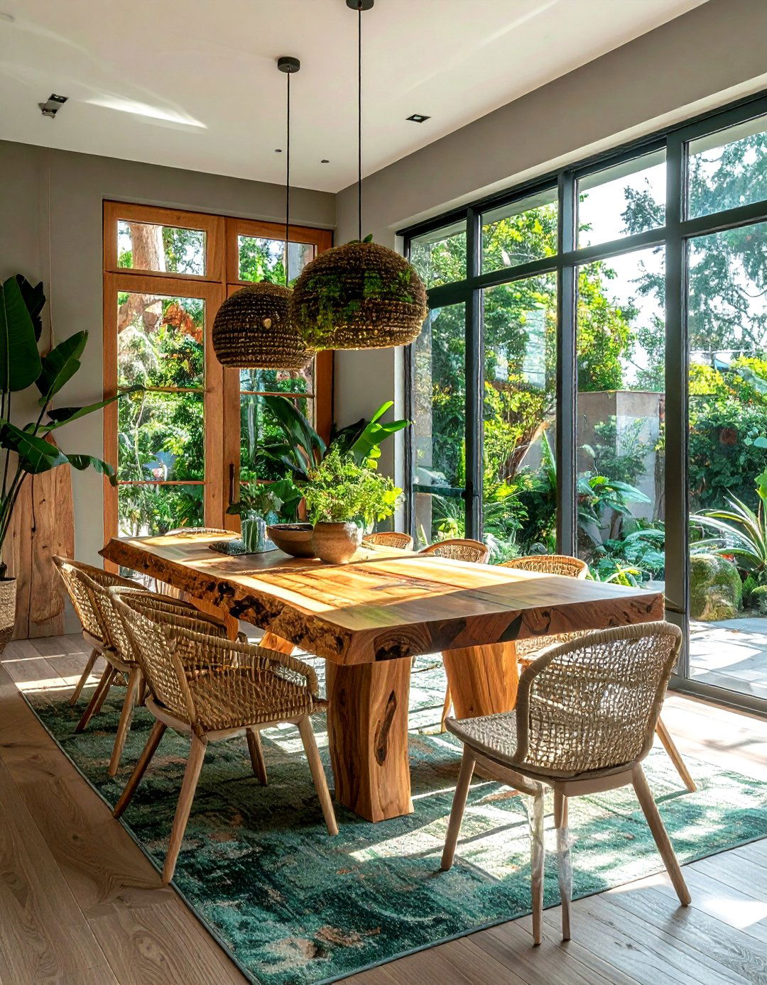 Nature Inspired Dining - 30 Asian dining room ideas