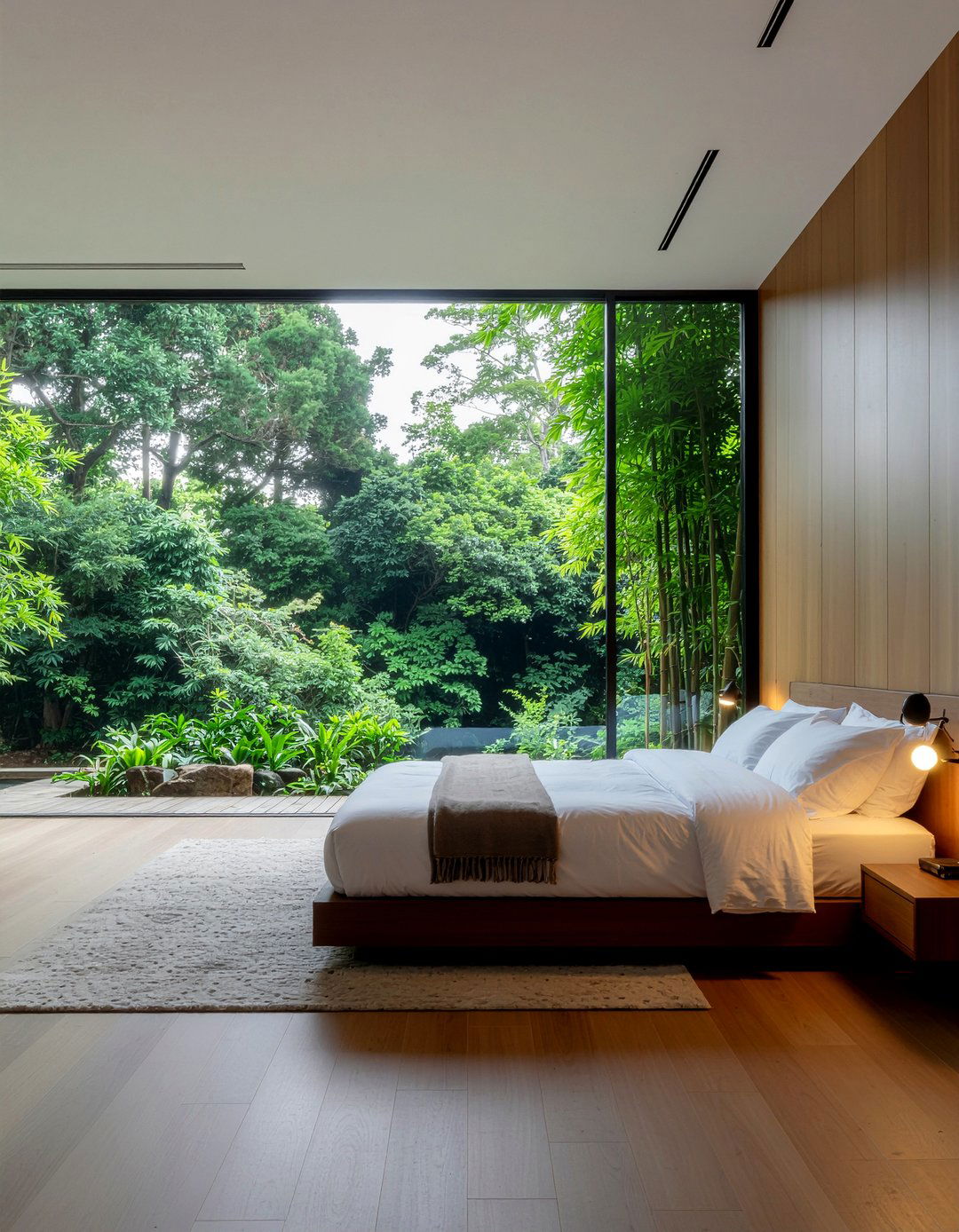 Nature view bedroom - 30 Japanese bedroom ideas