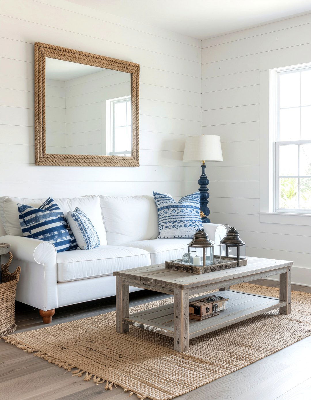 Nautical Living Room Decor - 30 beach themed living room ideas