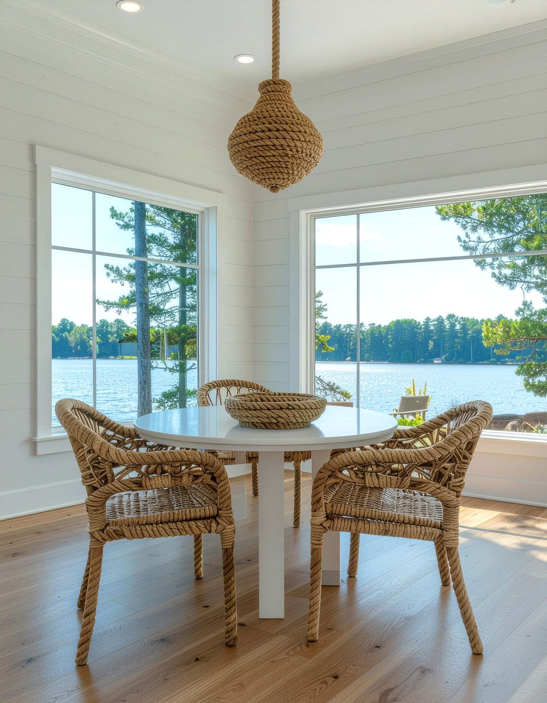 Nautical Rope Decor - 30 lake house dining room ideas