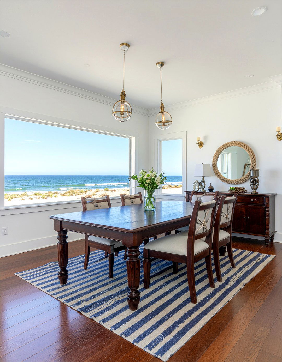 Nautical Theme Dining Room - 30 beach dining room ideas
