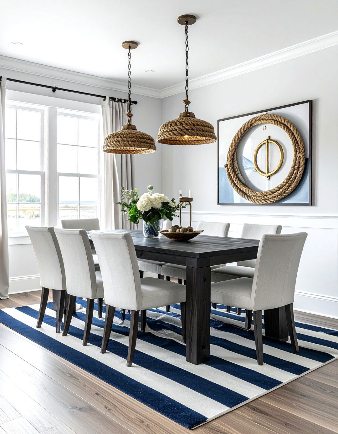 Nautical Themed Dining Room - 30 seaside dining room ideas