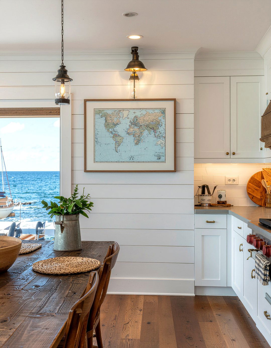 Nautical kitchen decor - 30 beach kitchen ideas