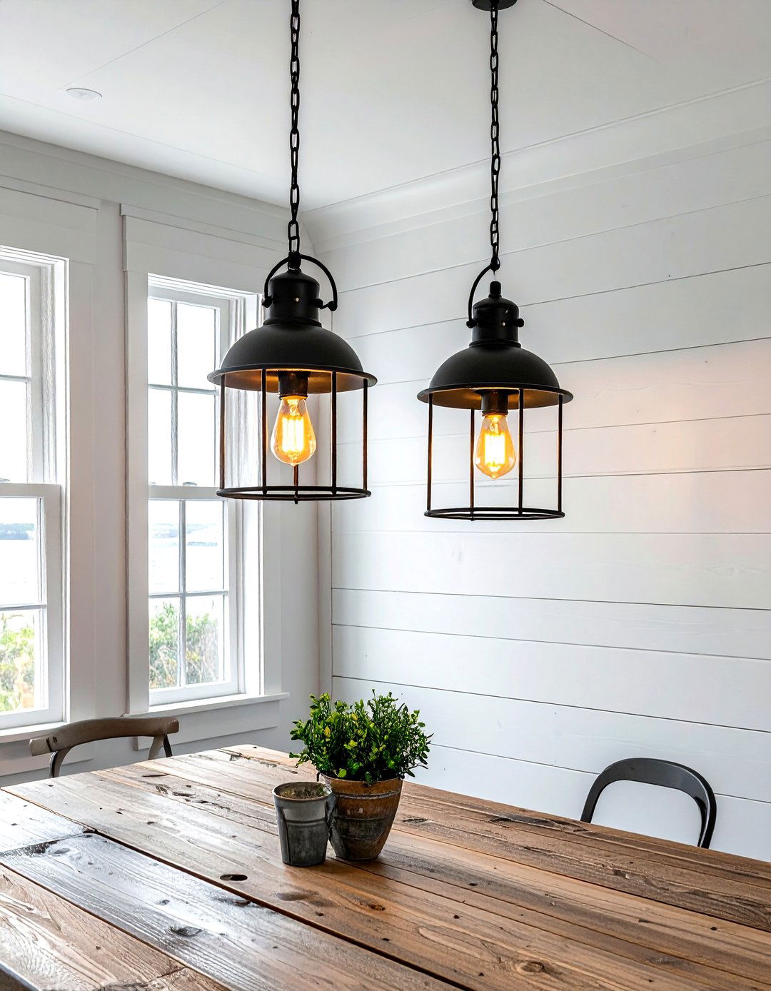 Nautical lantern lighting - 30 nautical dining room ideas