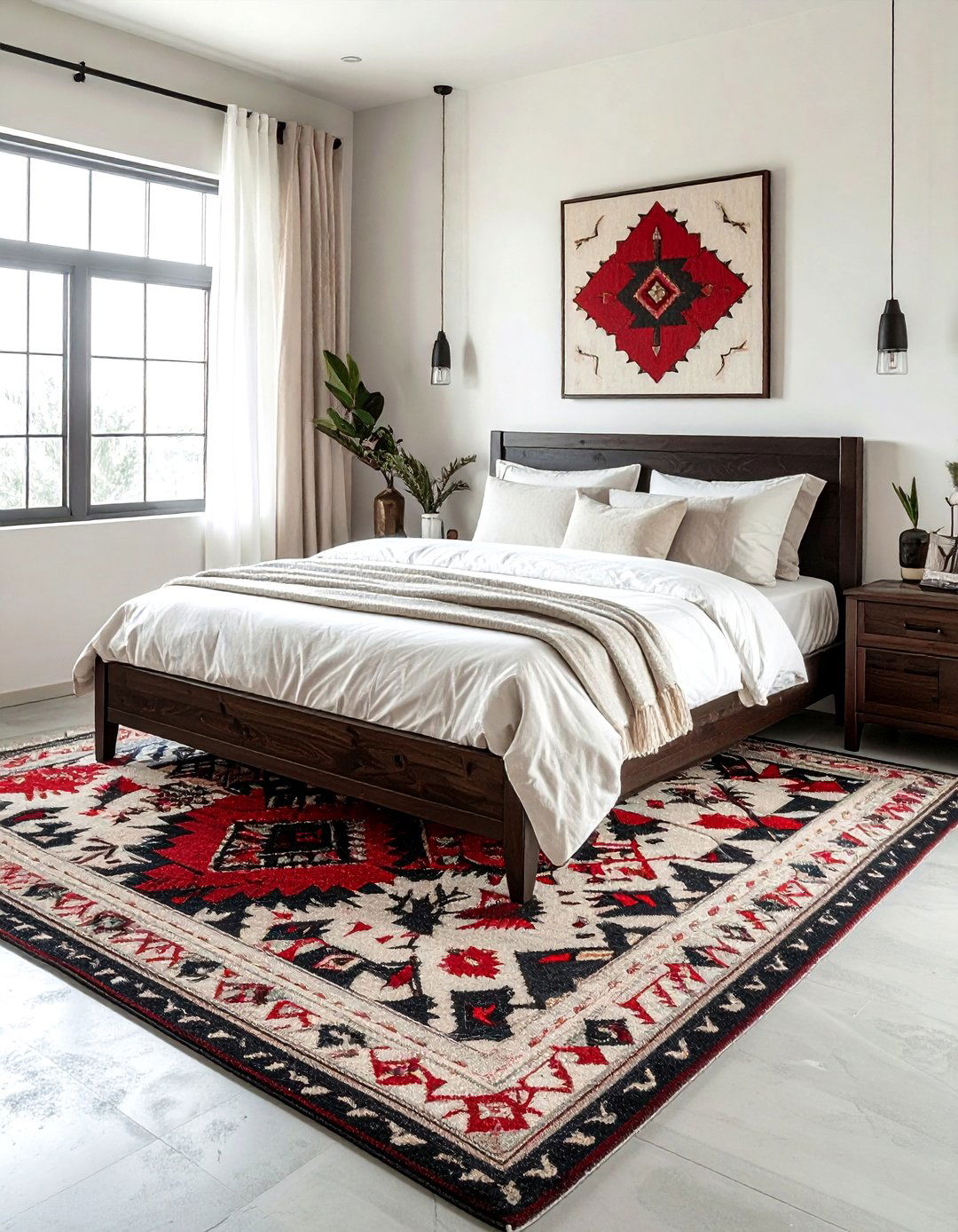 Navajo Rug - 30 Southwestern home decor ideas