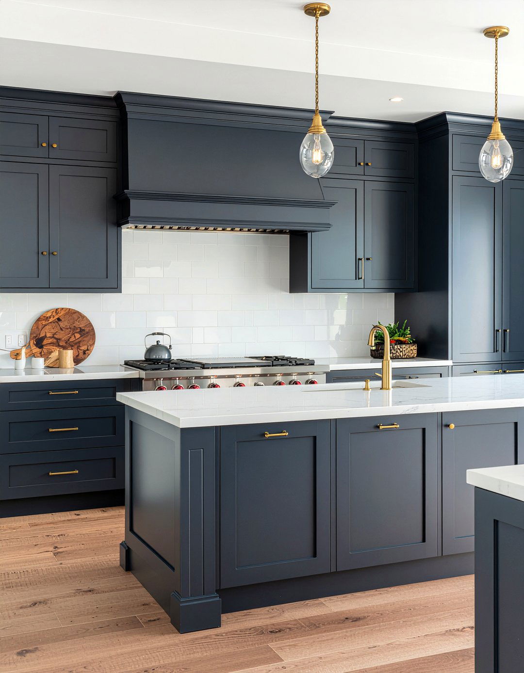 Navy And Dark Gray Kitchen Combination - 30 dark gray kitchen ideas
