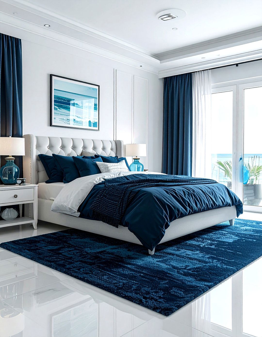 Navy And Teal Coastal Bedroom - 30 coastal teal bedroom ideas