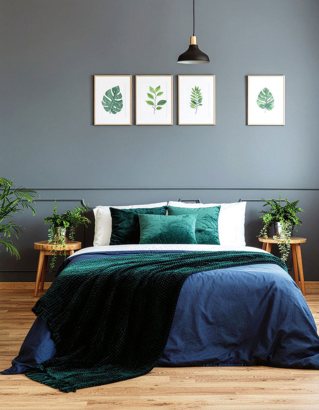 Navy Blue And Green Bedroom - 30 bedroom navy walls