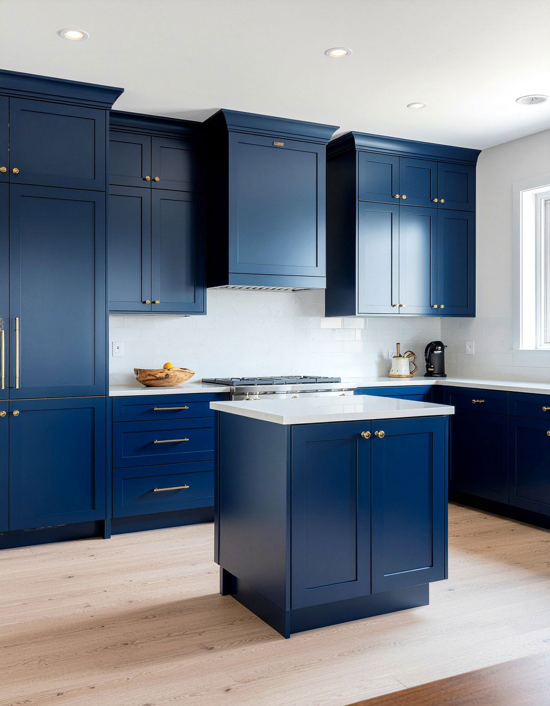 Navy Blue Cabinetry - 30 modern kitchen ideas
