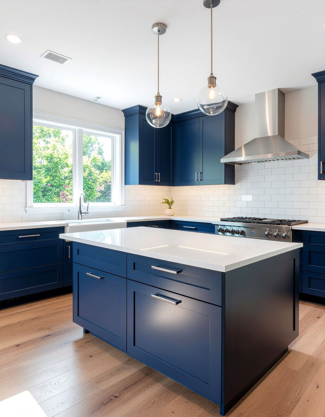 Navy Blue Cabinets - 30 bold kitchen ideas