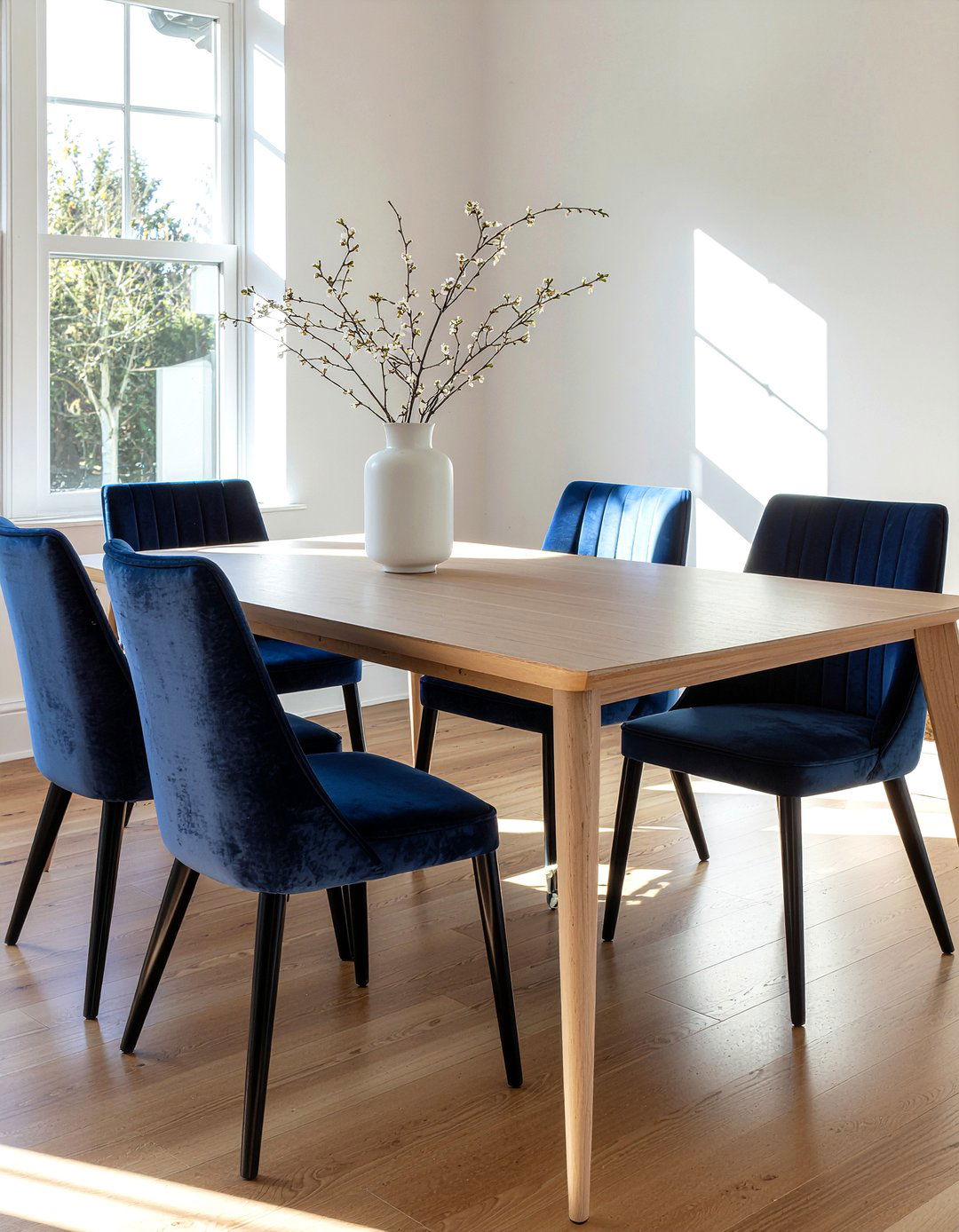 Navy Blue Dining Chairs - 30 navy blue dining room ideas