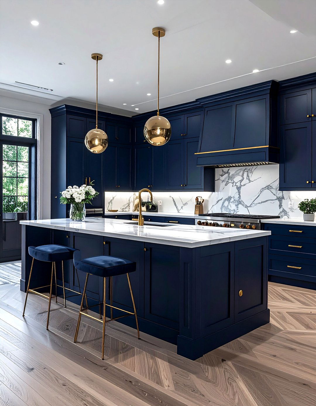 Navy Blue Kitchen - 30 designer kitchen ideas